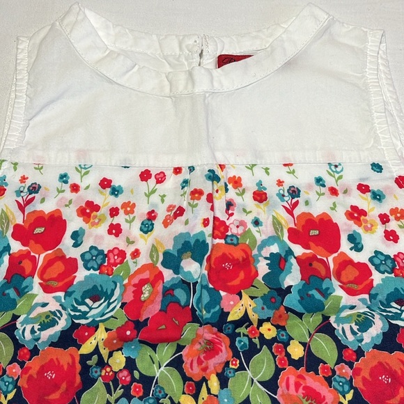 Peppermint floral tank top size 8 - Picture 2 of 3